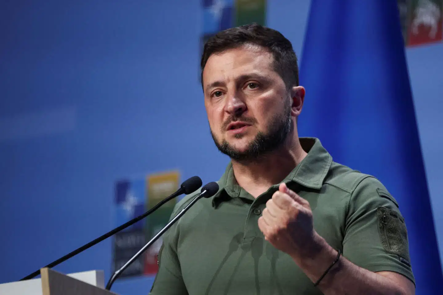 Ifølge den ukrainske præsident, Volodymyr Zelenskyj, er der rapporter om døde og sårede i forbindelse med lørdagens luftangreb. (Arkivfoto). – Foto: Kacper Pempel/Reuters