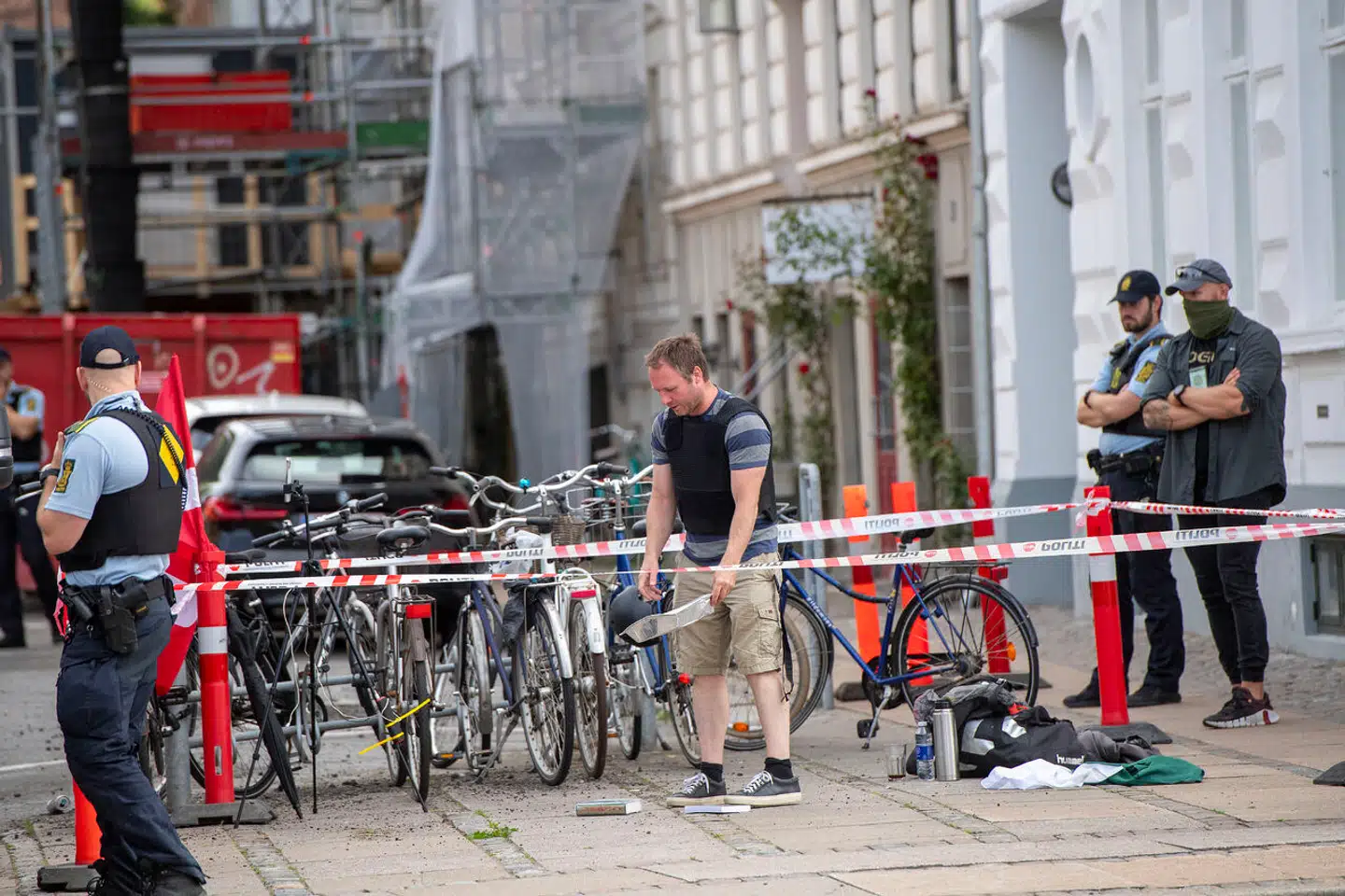 »Derfor er det vigtigt at forstå, at ytringsfrihed ikke blot er en absolut rettighed, men en rettighed, der kommer med et ansvar,« skriver Ibrahim El-Khatib. På billedet ses foreningen Danske Patrioter demonstrere på Østre Søgade.