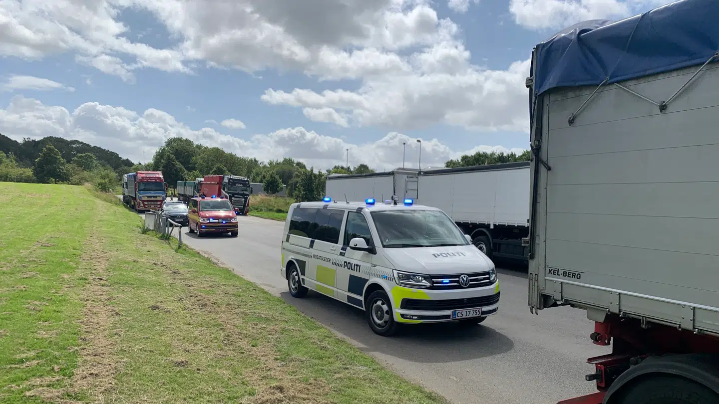 En mand er kommet til skade ved en alvorlig arbejdsulykke