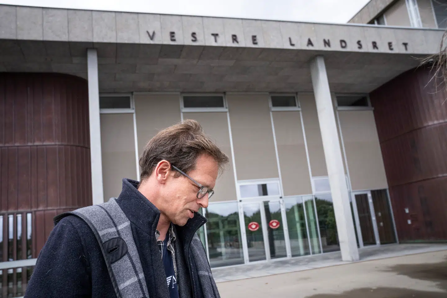 Provokunstner Ibi-Pippi Orup Hedegaard i ankesag ved Vestre Landsret i Viborg, tirsdag den 8. august 2023.. (Foto: Bo Amstrup/Ritzau Scanpix)