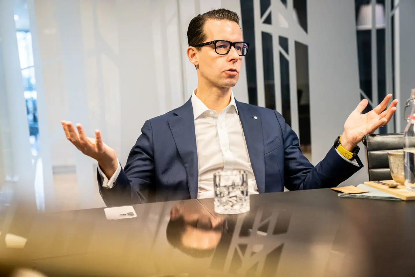 CEO Jacob Aarup-Andersen hos ISS, Søborg, mandag den 23. januar 2023.