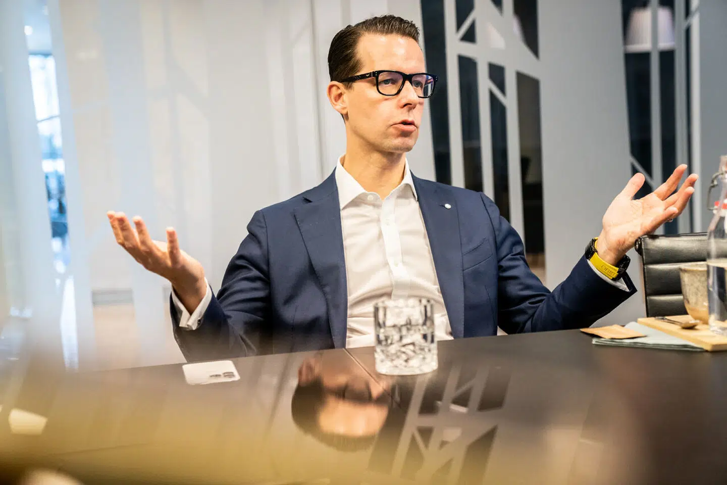 CEO Jacob Aarup-Andersen hos ISS, Søborg, mandag den 23. januar 2023.