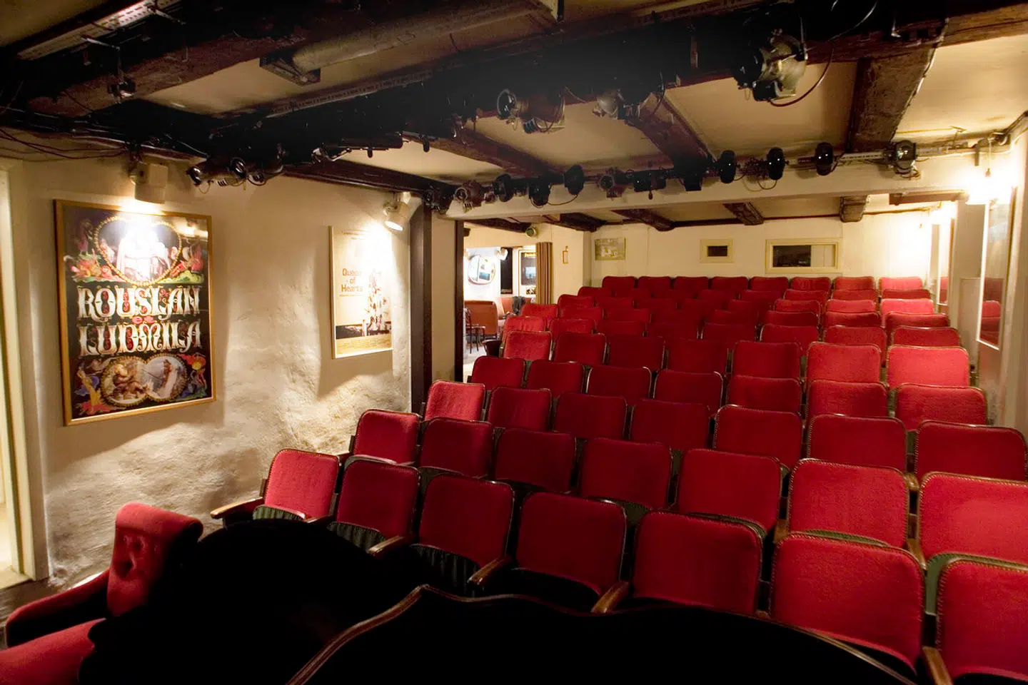 Interiør fra de gamle lokaler i Posthusteatret.