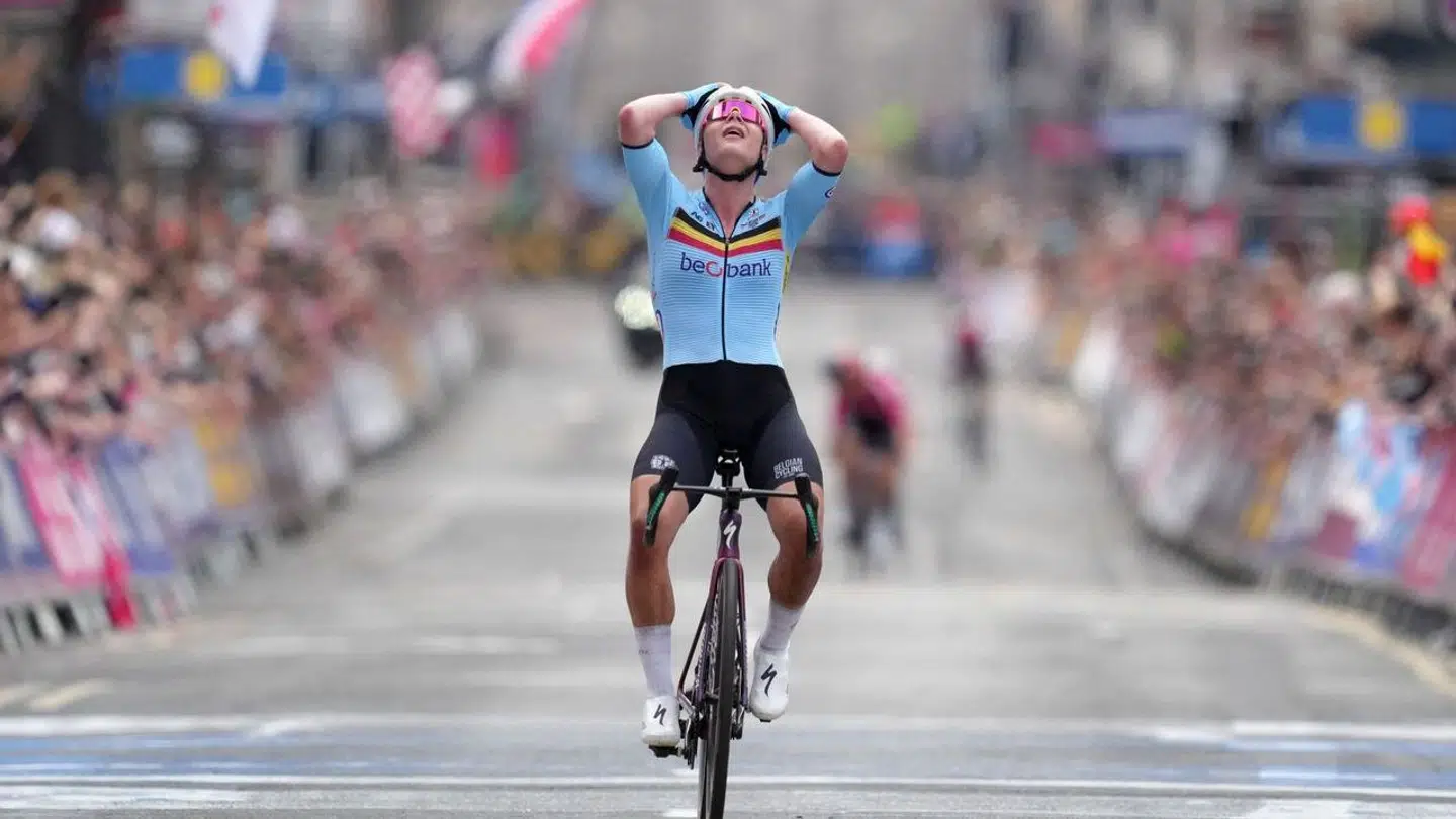 Belgiske Lotte Kopecky vandt søndag VM-guld.