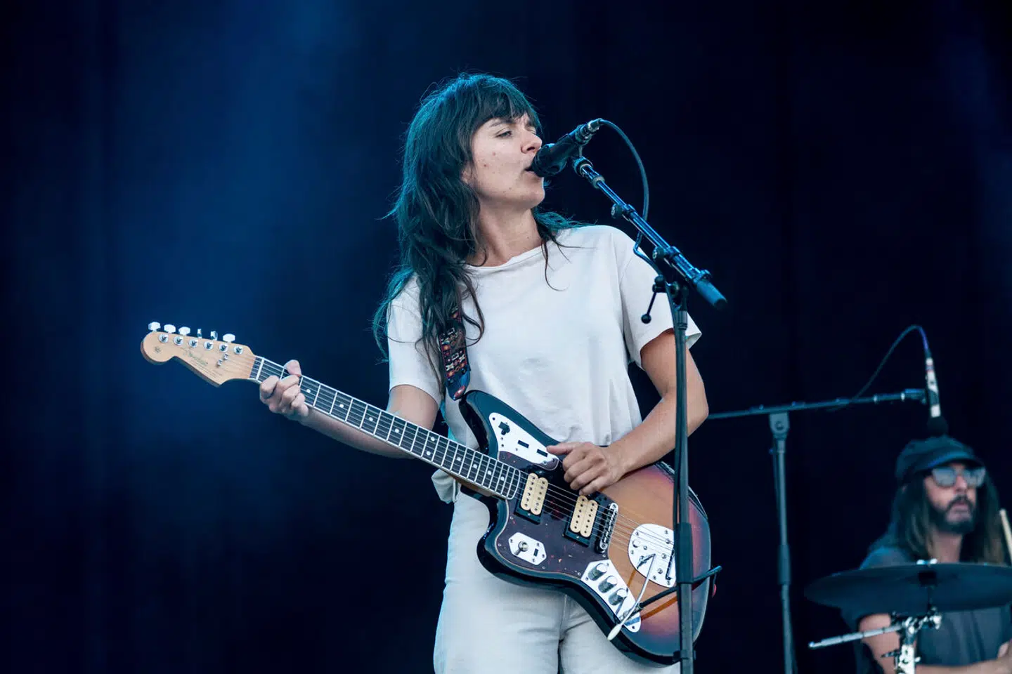 Courtney Barnett performs at Bourbon and Beyond Music Festival at Kentucky Exposition Center on Friday, Sept. 16, 2022, in Louisville, Ky. (Photo by Amy Harris/Invision/AP)
