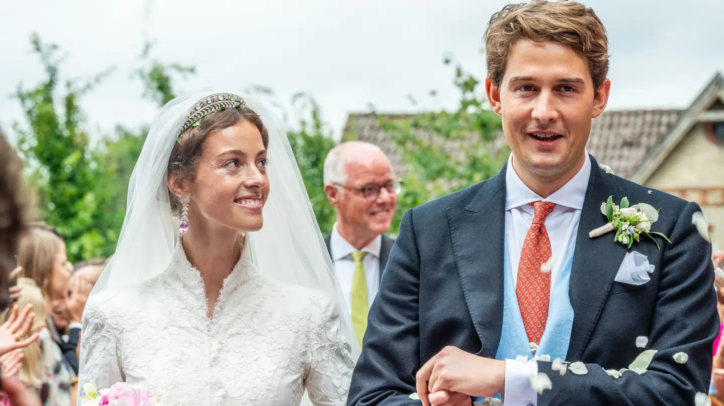 Brudeparret – Michael Emmanuel Jebsen og Donata von Behr.