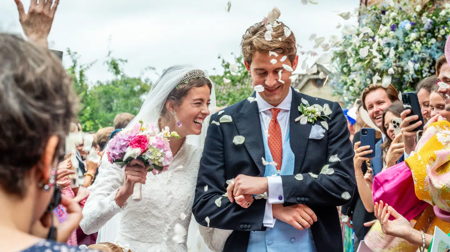 Michael Emmanuel Jebsens bryllup var en kæmpe fest i Sønderjylland.