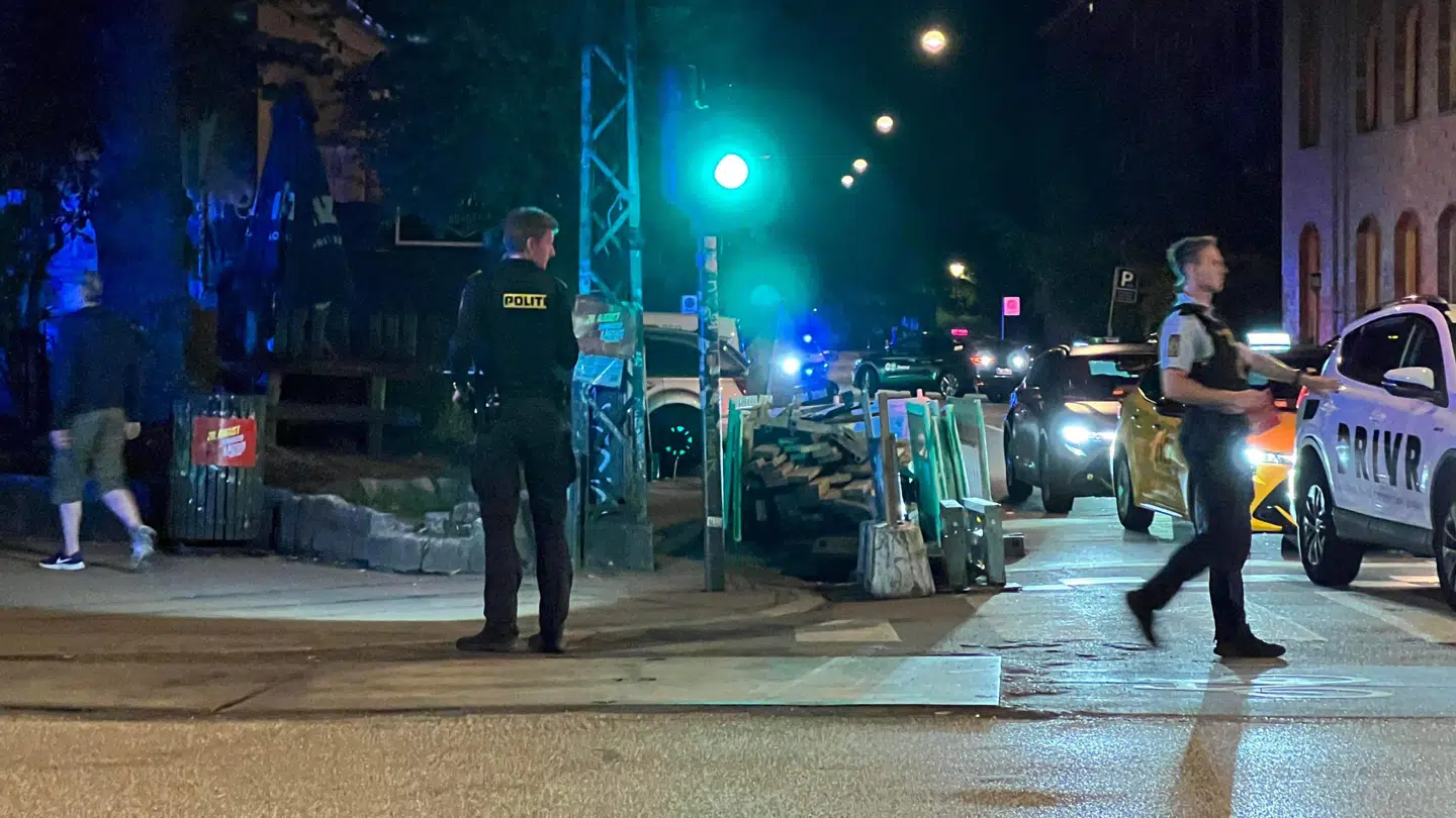 Politiet var tirsdag aften til stede på Christiania, efter at have modtaget en anmeldelse om knivstikkeri.