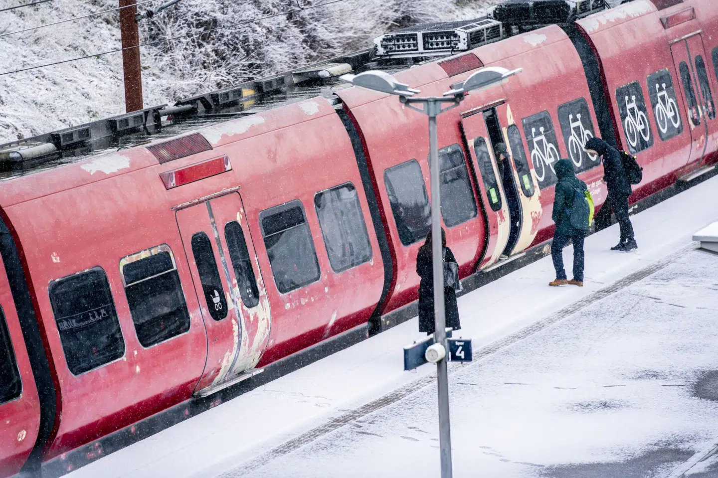 I dokumenterne, som MobilityWatch har fået indsigt i, står der blandt andet, at DSB og Banedanmark skal have kontrol med planprocessen, hvis de skal kunne levere på punktligheden. (Arkivfoto). Ida Marie Odgaard/Ritzau Scanpix