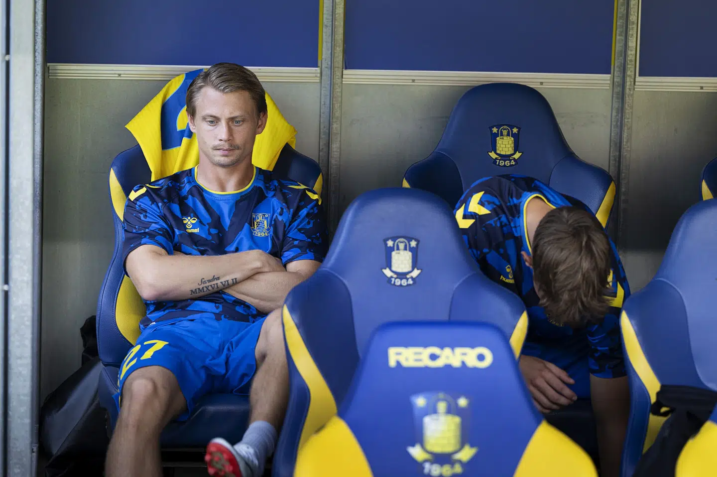 Brøndbys Simon Hedlund forlader klubben og skifter til Elfsborg. (Arkivfoto).