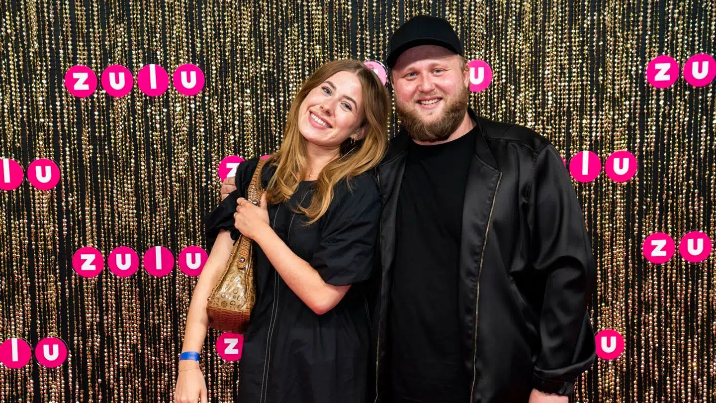 Maria Fantino og Christian Bonde på den røde løber til Zulu Awards i 2021.