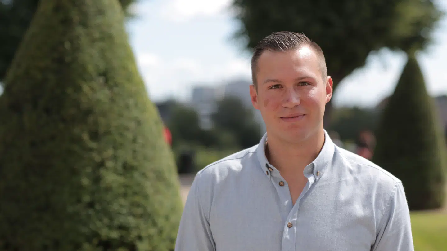 Michael Sommer fra Mørkøv, som er ved at uddanne sig til social- og sundhedsassistent.