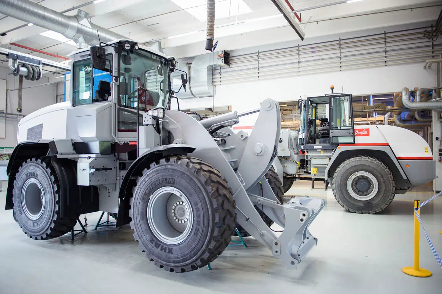 Arkivfoto: Det er dele og motorer til elektrificerede køretøjer som denne gravemaskine, der er med til at drive væksten hos Danfoss i disse år.