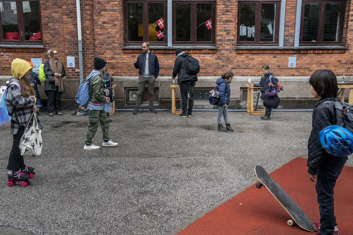 Der findes knap 550 fri- og privatskoler i Danmark. Cirka 18 procent af de danske elever går på en privat- eller friskole. Det svarer til cirka 118.000 elever, oplyser Friskoleforeningen. Søren Bidstrup/Ritzau Scanpix