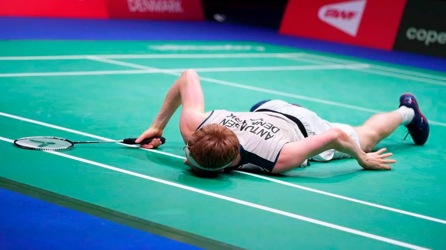 Antonsen måtte til sidst se sin tank tømt. Der var ikke mere at give af.