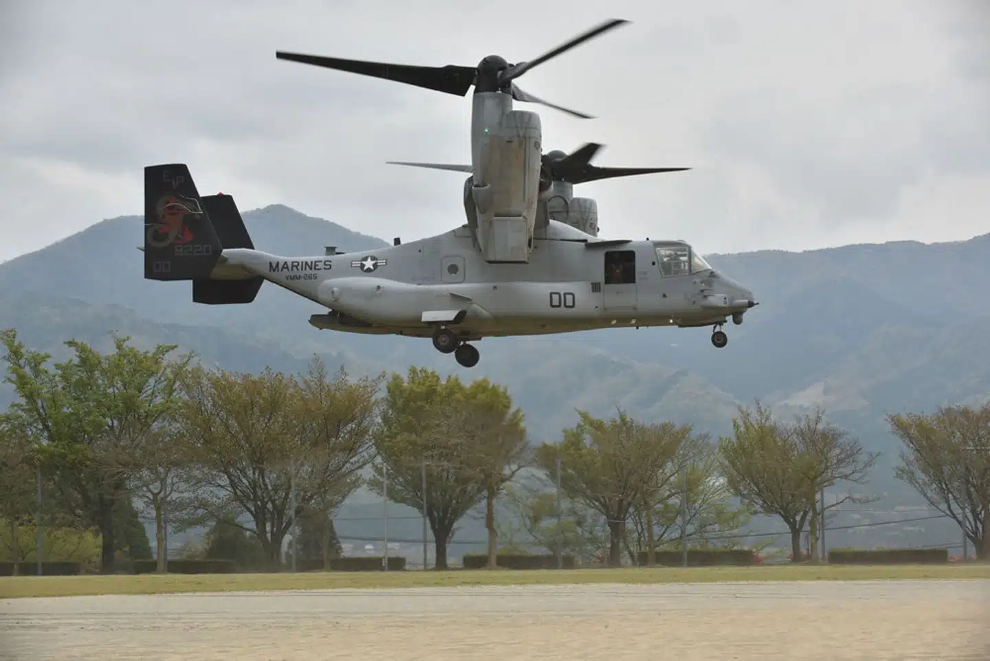 Hændelsen involverede ifølge Sky News Australia en helikopter af typen V-22 Osprey og skete omkring klokken 11.00 lokal tid søndag. (Arkivfoto). - Foto: Kazuhiro Nogi/Ritzau Scanpix