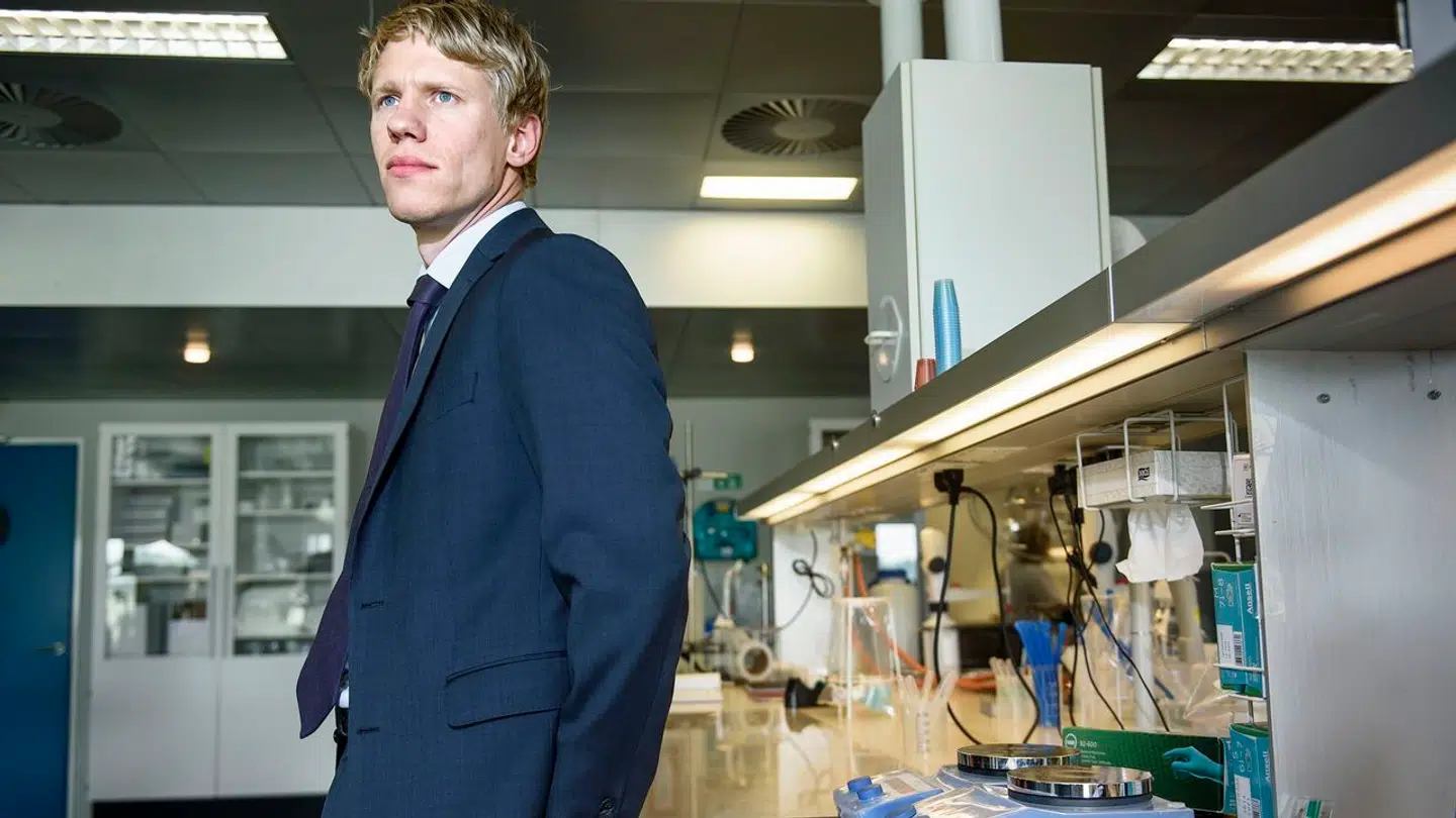 Tobias S. Christensen er chef for familievirksomheden Pharmacosmos, der kan stå overfor et kæmpe salg.