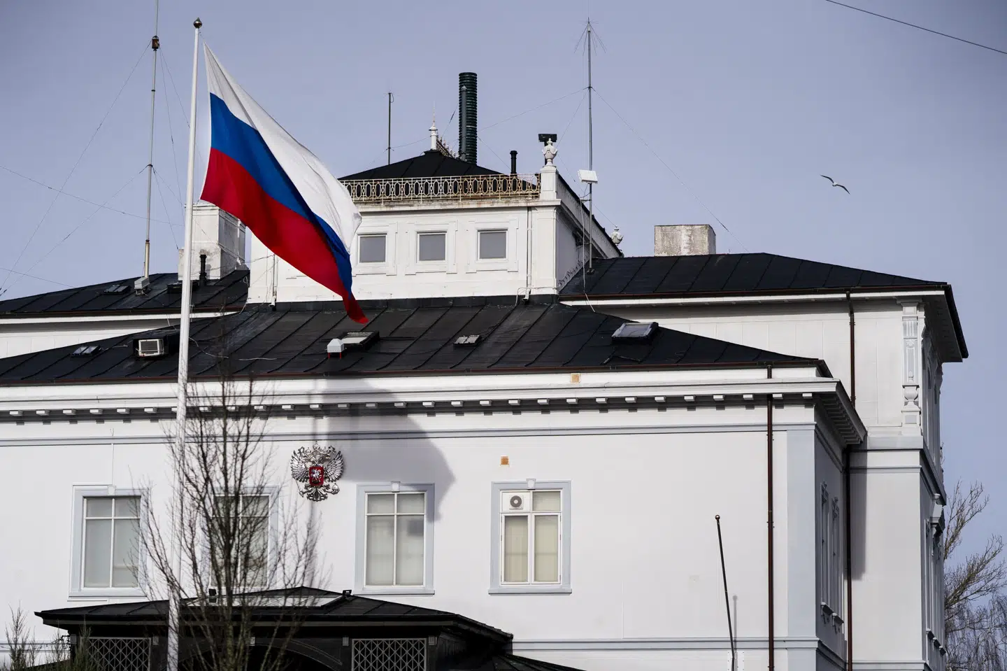 Ti russiske diplomater skal forlade Ruslands ambassade i København, oplyser Udenrigsministeriet. (Arkivfoto).