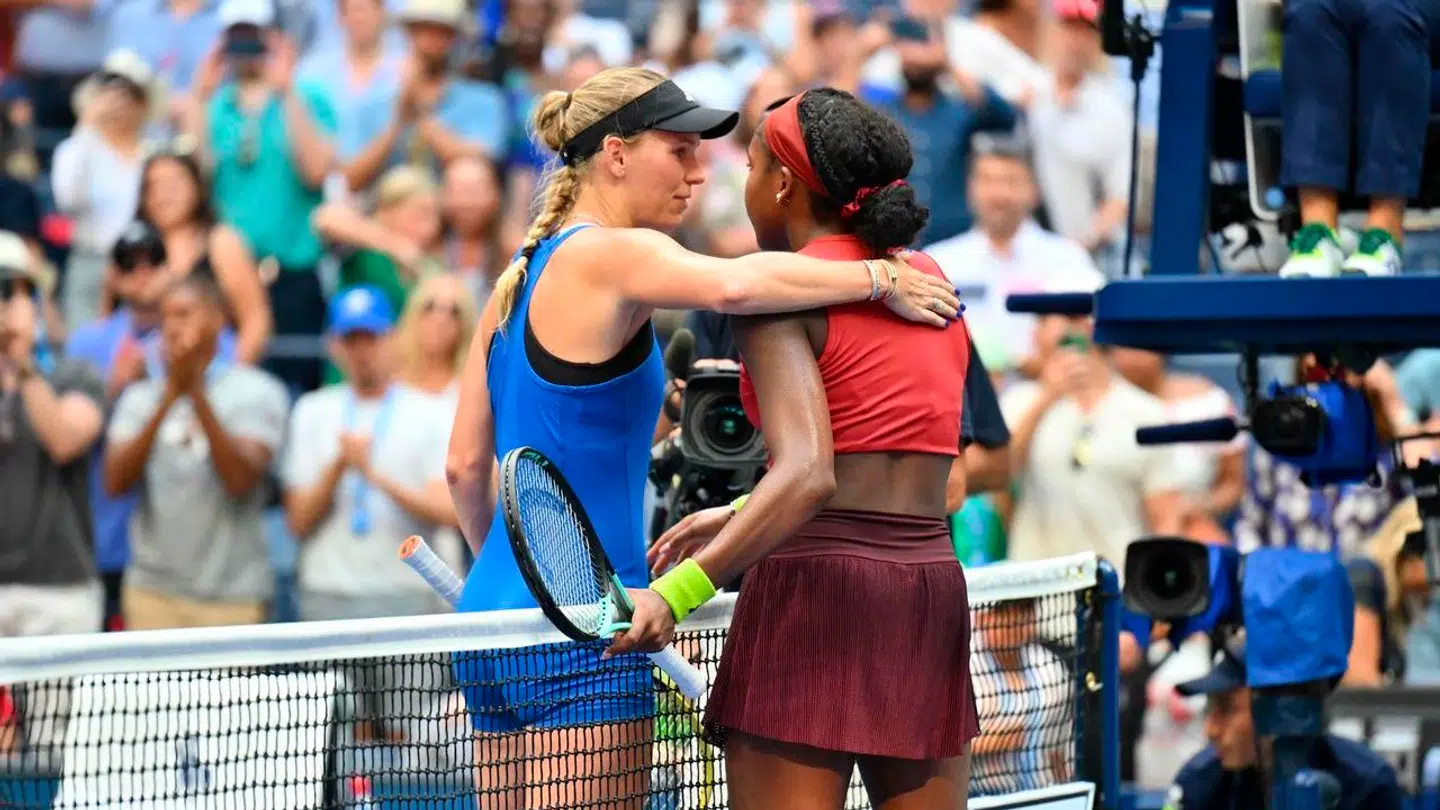 Caroline Wozniacki tabte søndag aften til amerikanske Coco Gauff ved US Open.