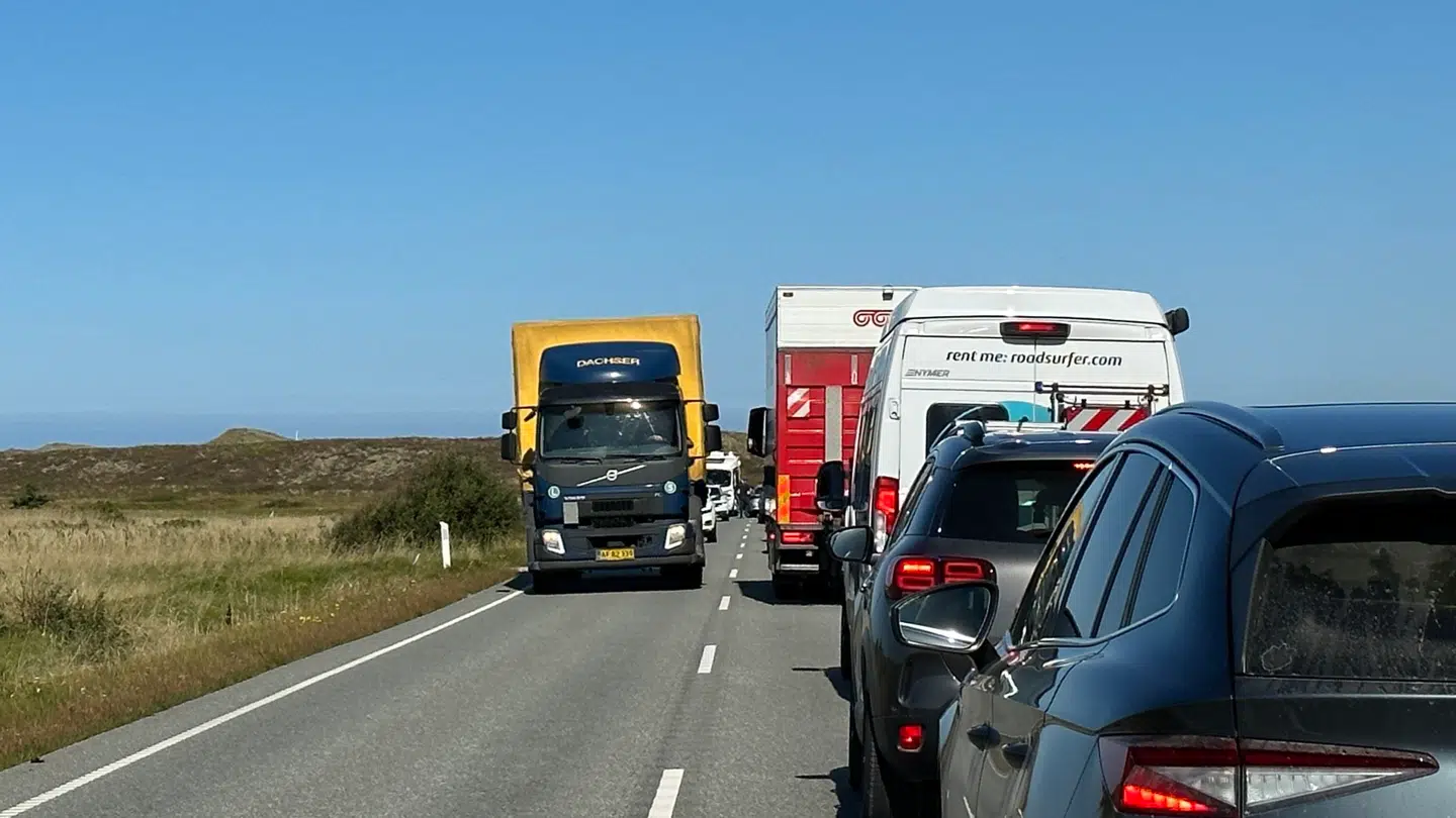 Der er sket et alvorligt uheld på Sønder Klitvej i Sønder Havrvig.