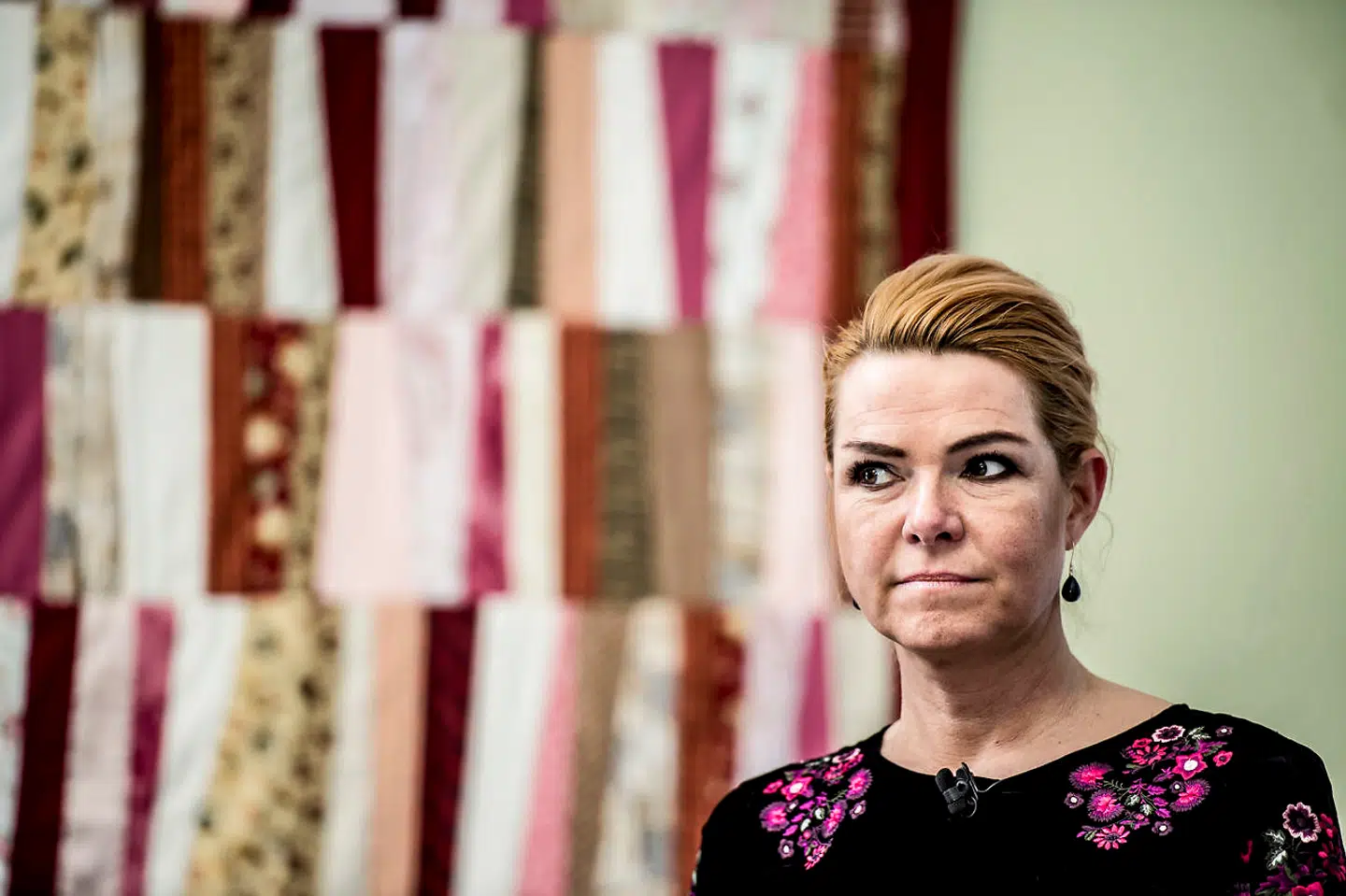 Udlændinge- og integrationsminister Inger Støjberg under regeringens præsentation af sit ghetto-udspil Ét Danmark uden parallelsamfund - ingen ghettoer i 2030 i Mjølnerparken i København, torsdag den 1. marts 2018.. (Foto: Mads Claus Rasmussen/Scanpix 2018)