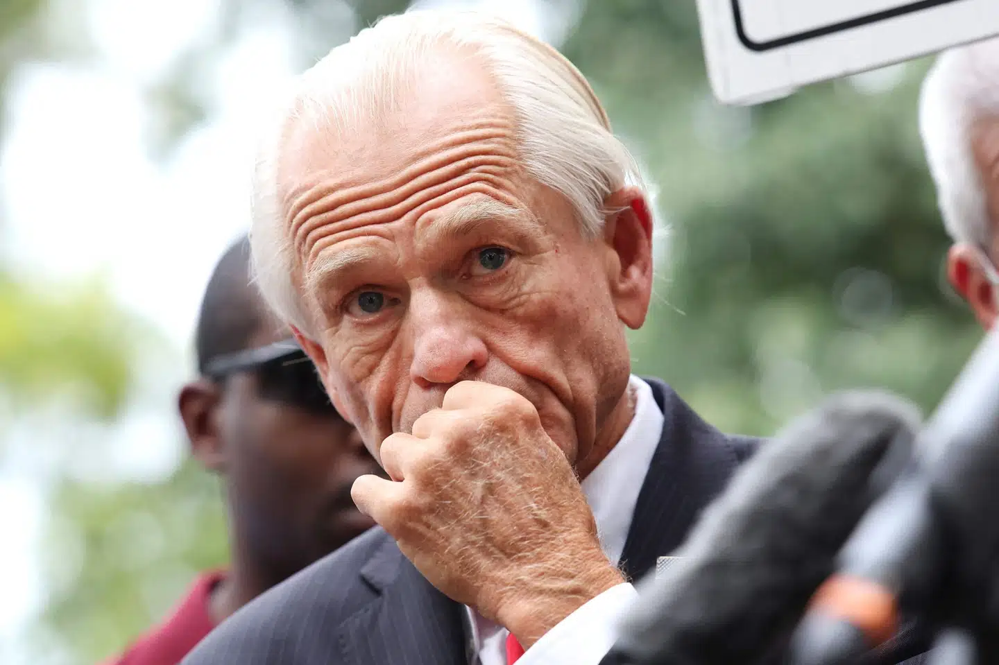 I Washington DC er Peter Navarro, som har været rådgiver for den tidligere præsident i USA Donald Trump, fundet skyldig for foragt for Kongressen. Kevin Dietsch/Ritzau Scanpix