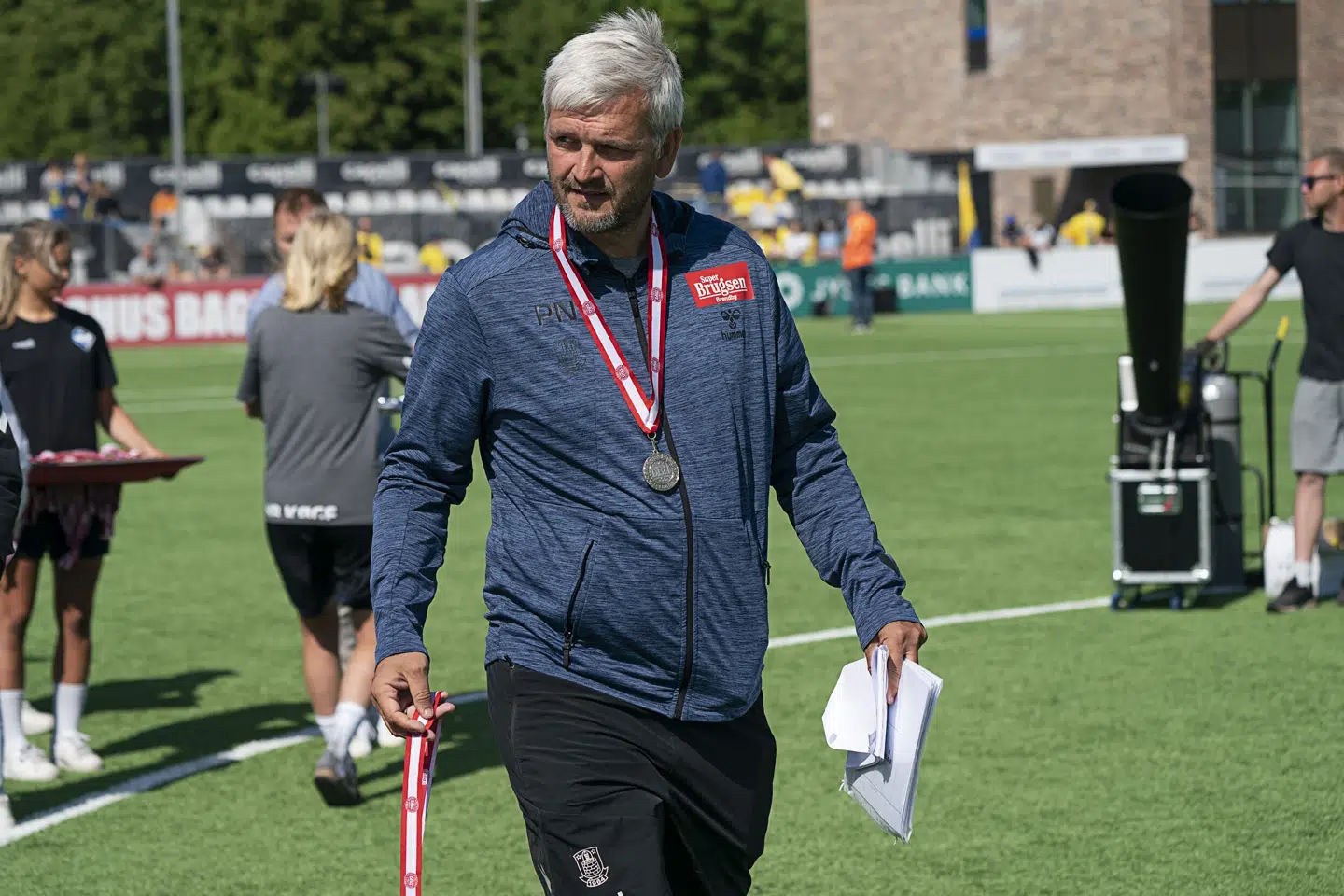 Per Nielsen og Brøndby blev nummer to i Kvindeligaen efter HB Køge i sidste sæson. (Arkivfoto). Claus Bech/Ritzau Scanpix