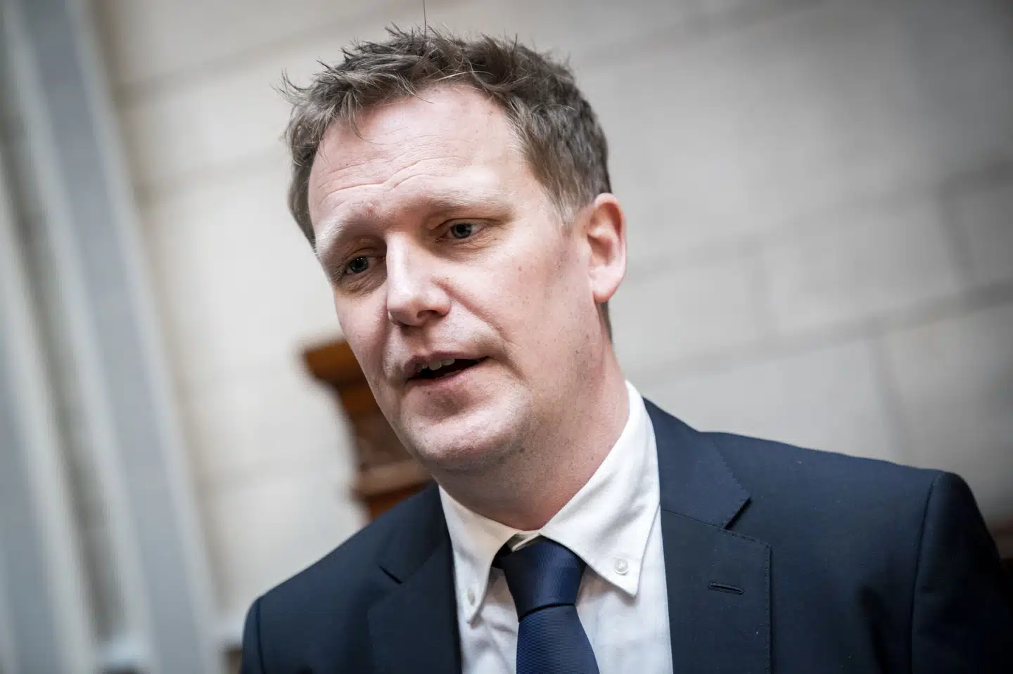 Jens-Kristian Lütken (V) har taget sagen i egen hånd for at vise sin sympati med de israelere, der blev dræbt under Hamas' terrorangreb på Israel 7. oktober. Ida Marie Odgaard/Ritzau Scanpix