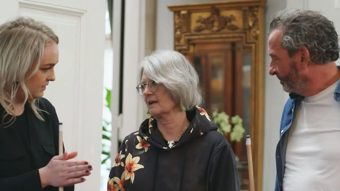 I programmet 'Forræder' er Bjørli Lehrmann her sammen med to andre deltagere influencer Julia Sofia og livsstilsekspert Christian Grau.