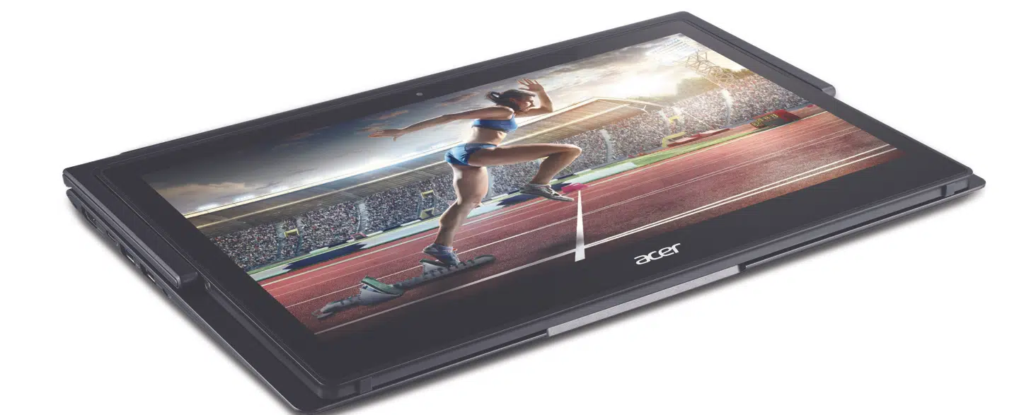 Du kan lægge skærmen ned over tastaturet, så tasterne er gemt, når computeren bruges i tablettilstand