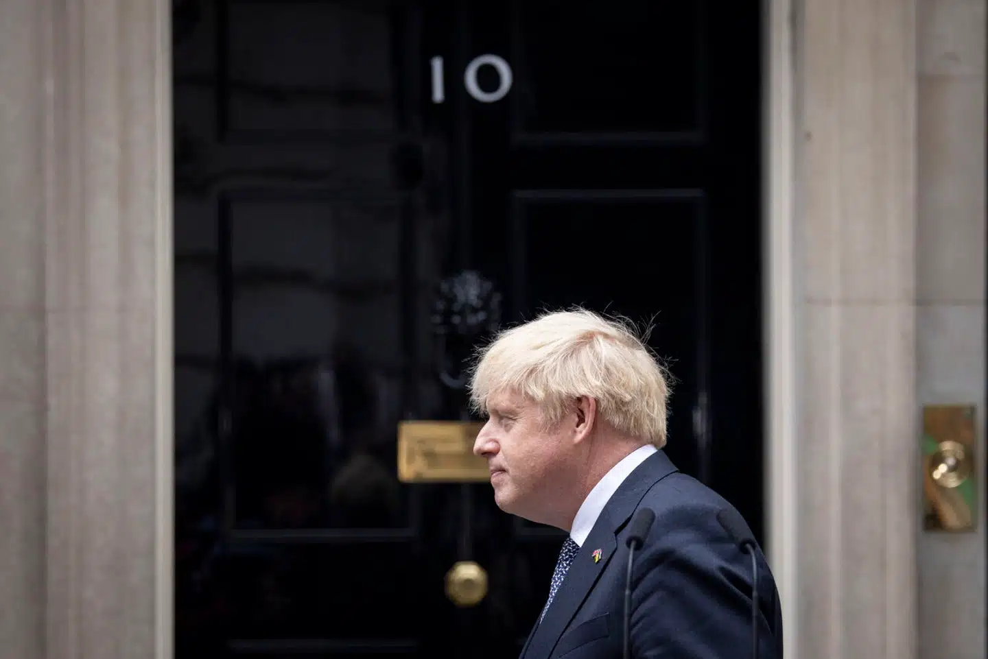 Det Konservative Parti i Storbritannien lægger lavt i meningsmålingerne efter Boris Johnsons kaotiske regeringstid. Arkivfoto: Tolga Akmen, Scanpix