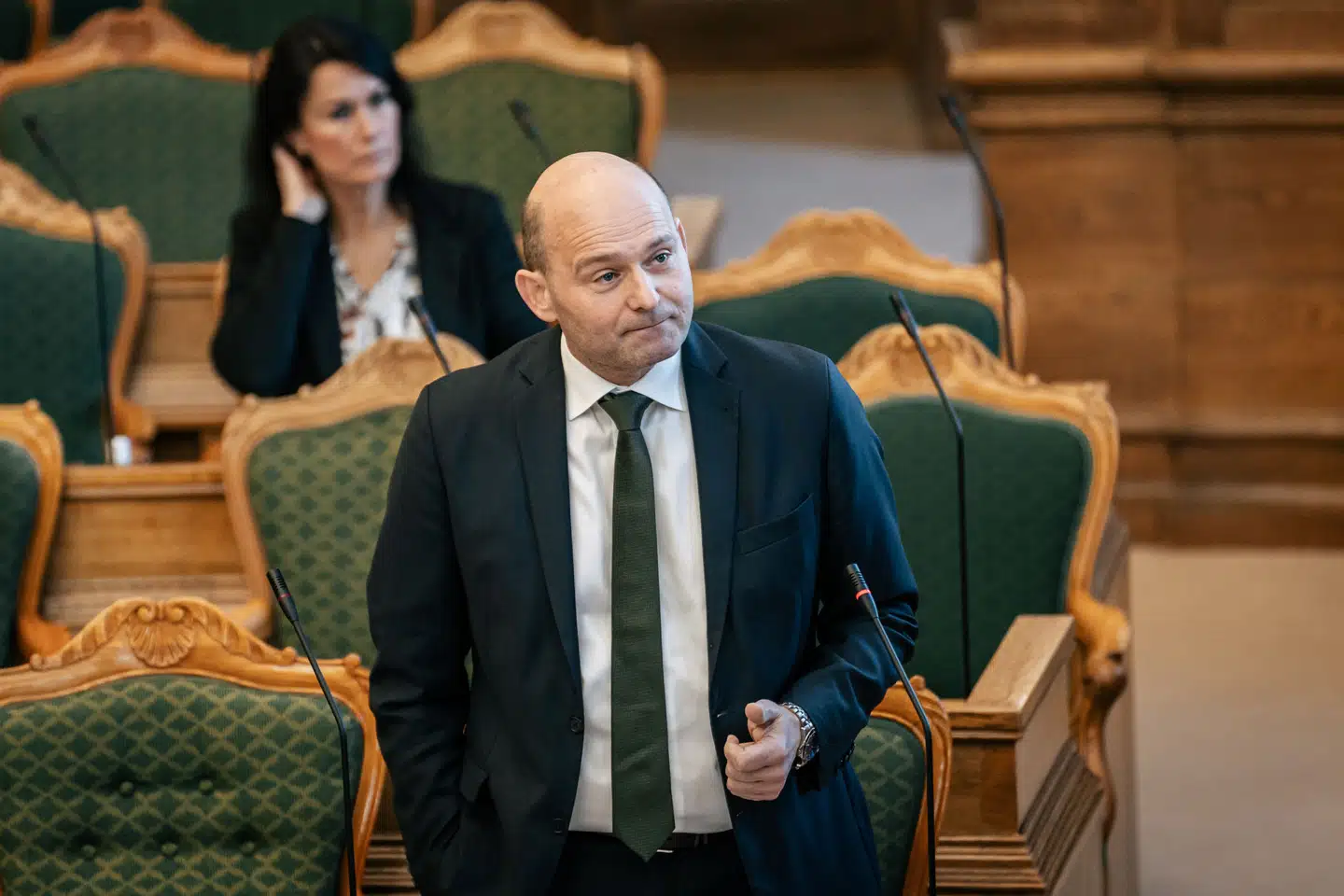Søren Pape Poulsen har uden held forsøgt at markere sig i balladen om store bededag. Foto: Emil Helms, Scanpix.