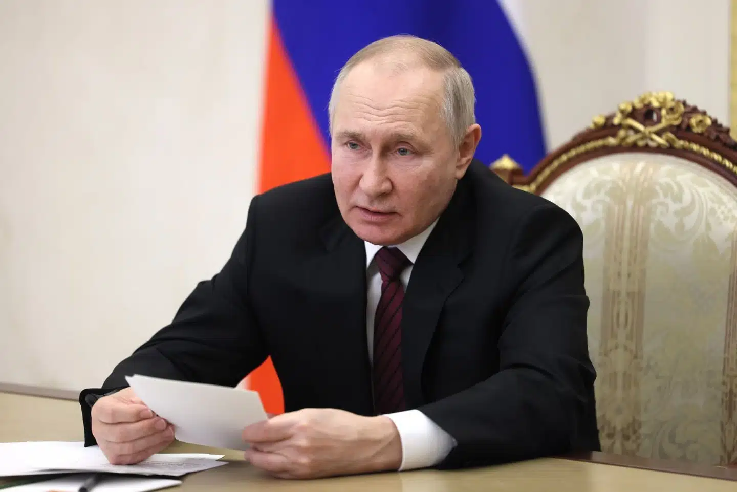 Ruslands præsident, Vladimir Putin, mobilliserer nu sine soldater blandt fattige mænd i provinsen. Foto: Mikhail Metzel, Ritzau, Scanpix