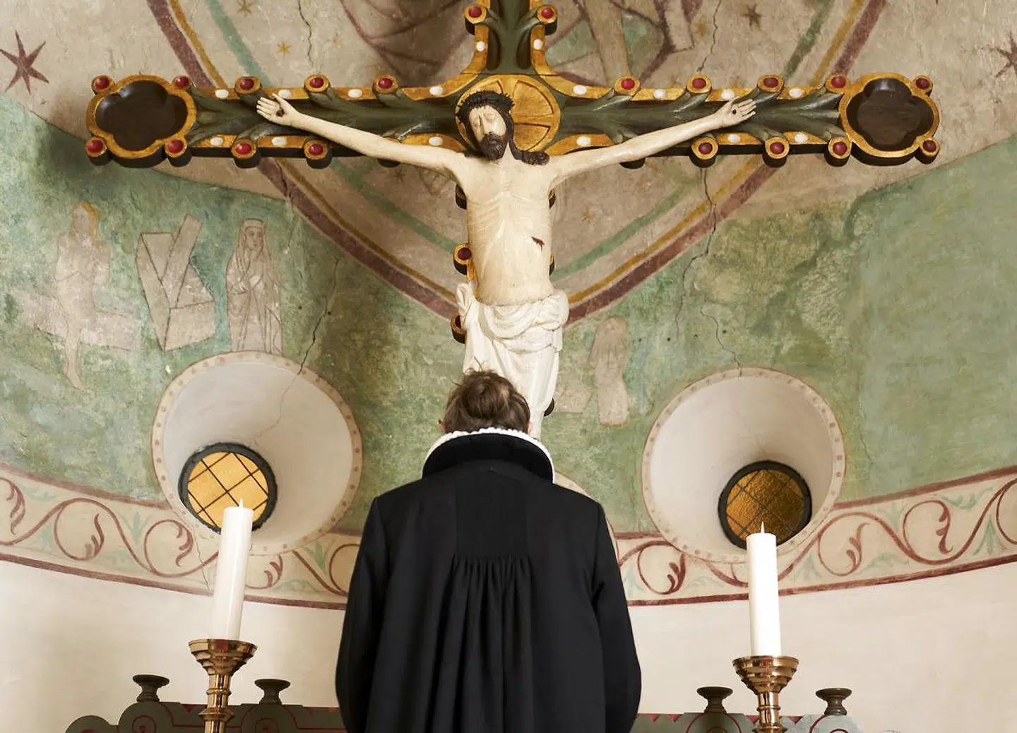 Det at skælde ud, også på Gud, har i tidligere tider været ikke så lidt af en kunstart. Arkivfoto: Signe Goldmann, Scanpix