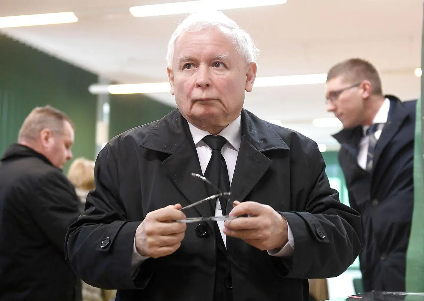 Jaroslaw Kaczynski er formand for det polske nationalkonservative regeringsparti, PiS. Foto: Janek Skarzynski, Scanpix