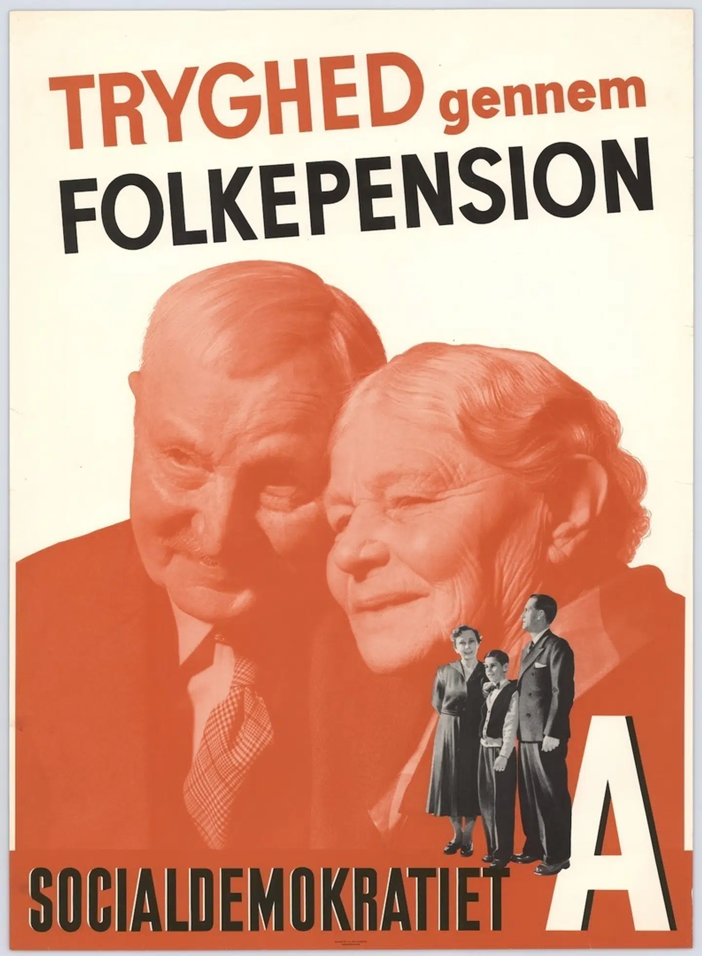 Folketingsvalg, 1953. Kilde: Arbejderbevægelsens Bibliotek og Arkiv.