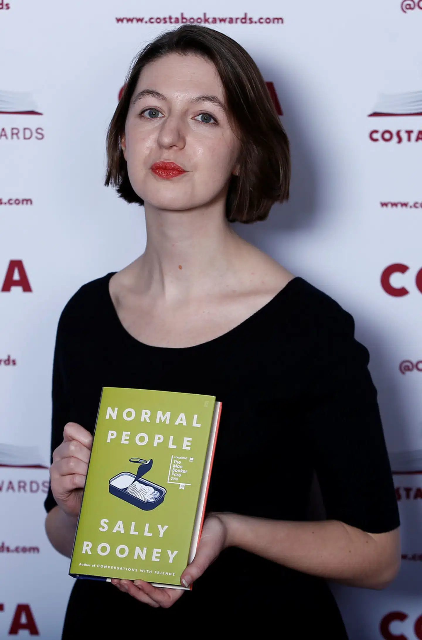 Forfatter Sally Rooney til Costa Book Awards 2018 i London. Foto: Henry Nicholls, Scanpix