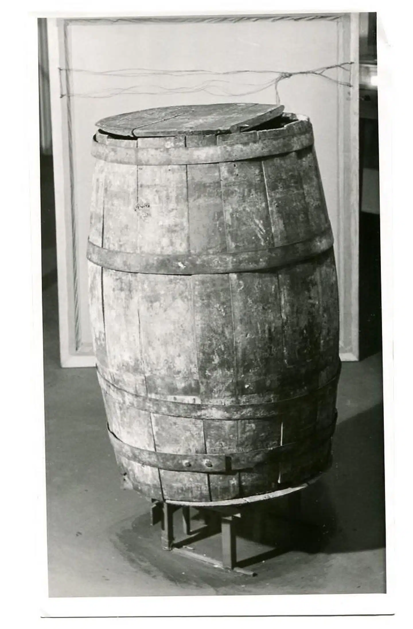 A. Philipsens tønde. Foto: Politimuseet.