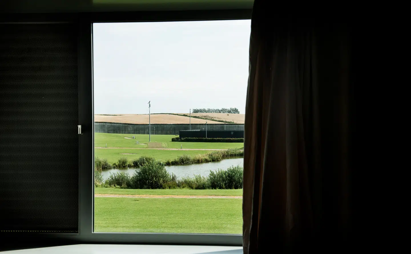 Udsigt fra Enner Mark Fængsel. Foto: Mette Mørk