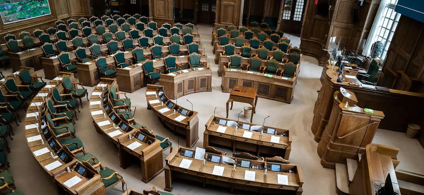 Ministrenes spørgetid i Folketingssalen onsdag den 24. marts 2021. Foto: Emil Helms, Ritzau / Scanpix.