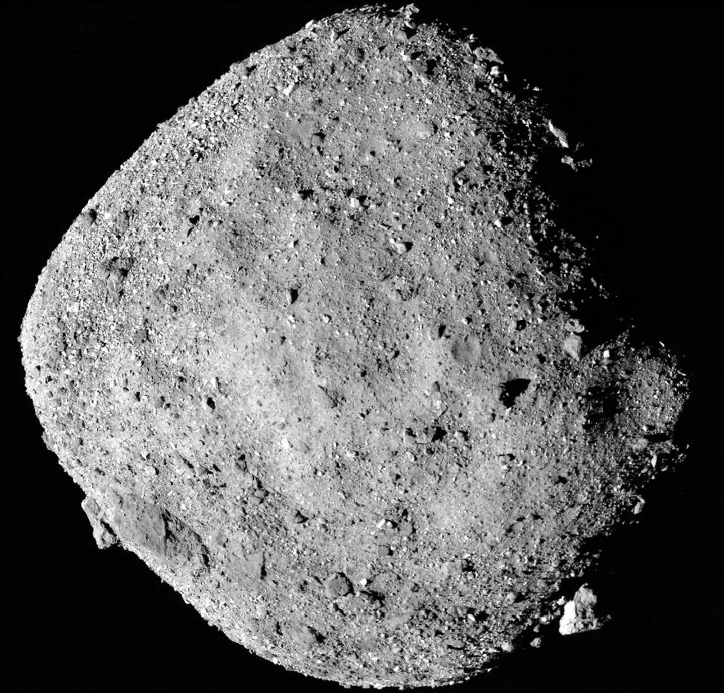 Asteroiden Bennu. Foto: NASA