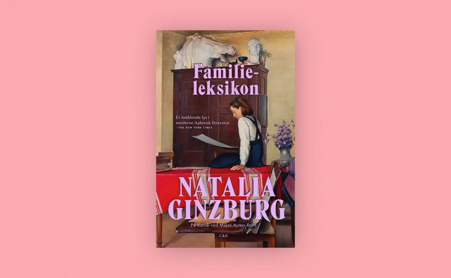 Omslaget til den danske oversættelse af Natalia Ginzburgs erindringsroman. Foto: Politikens Forlag