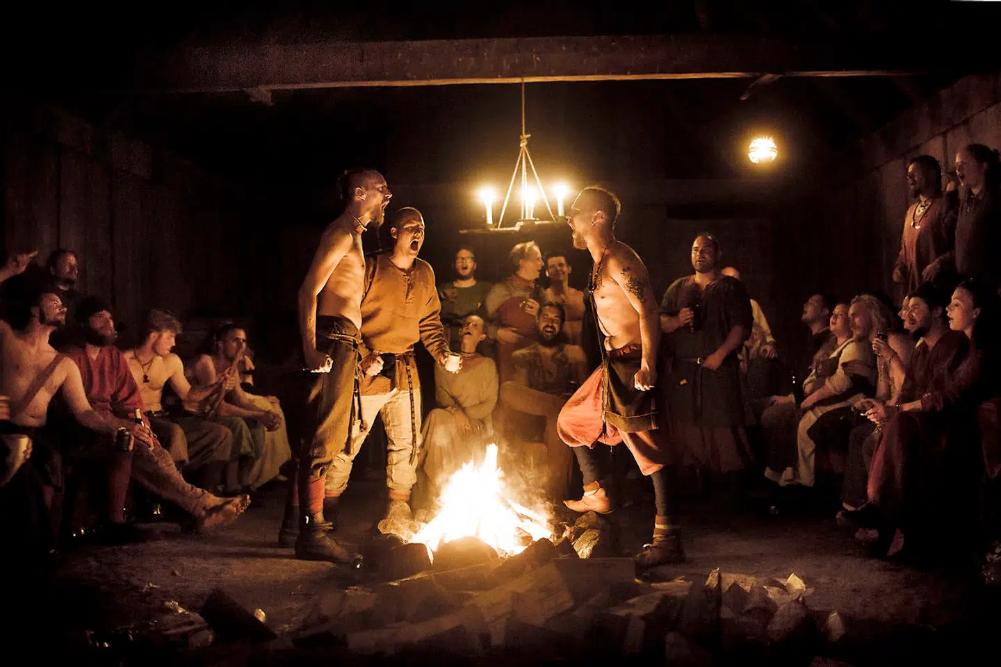 Vikingen som maskulint ideal. Foto: Thomas Lekfeldt, Scanpix