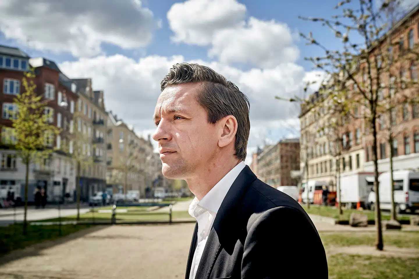 Boligminister Kaare Dybvad Bek på Vesterbro