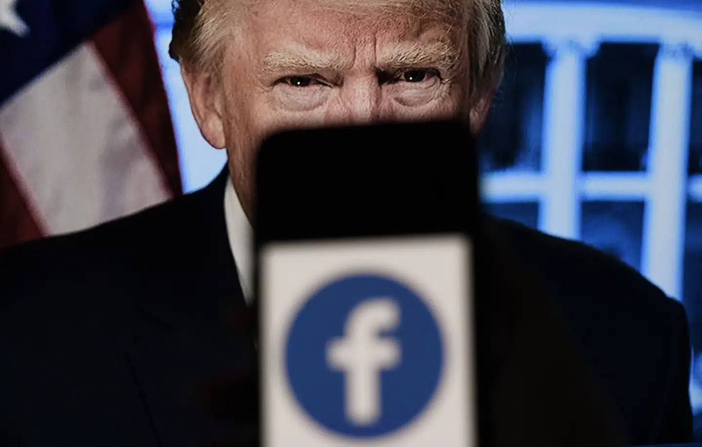 Foreløbig kan man kun forsyne Trumps opslag med et hjerte eller dele dem på Twitter og Facebook. Man kan ikke kommentere. Om det forbliver sådan, er uvist. Foto: Olivier Douliery, Scanpix