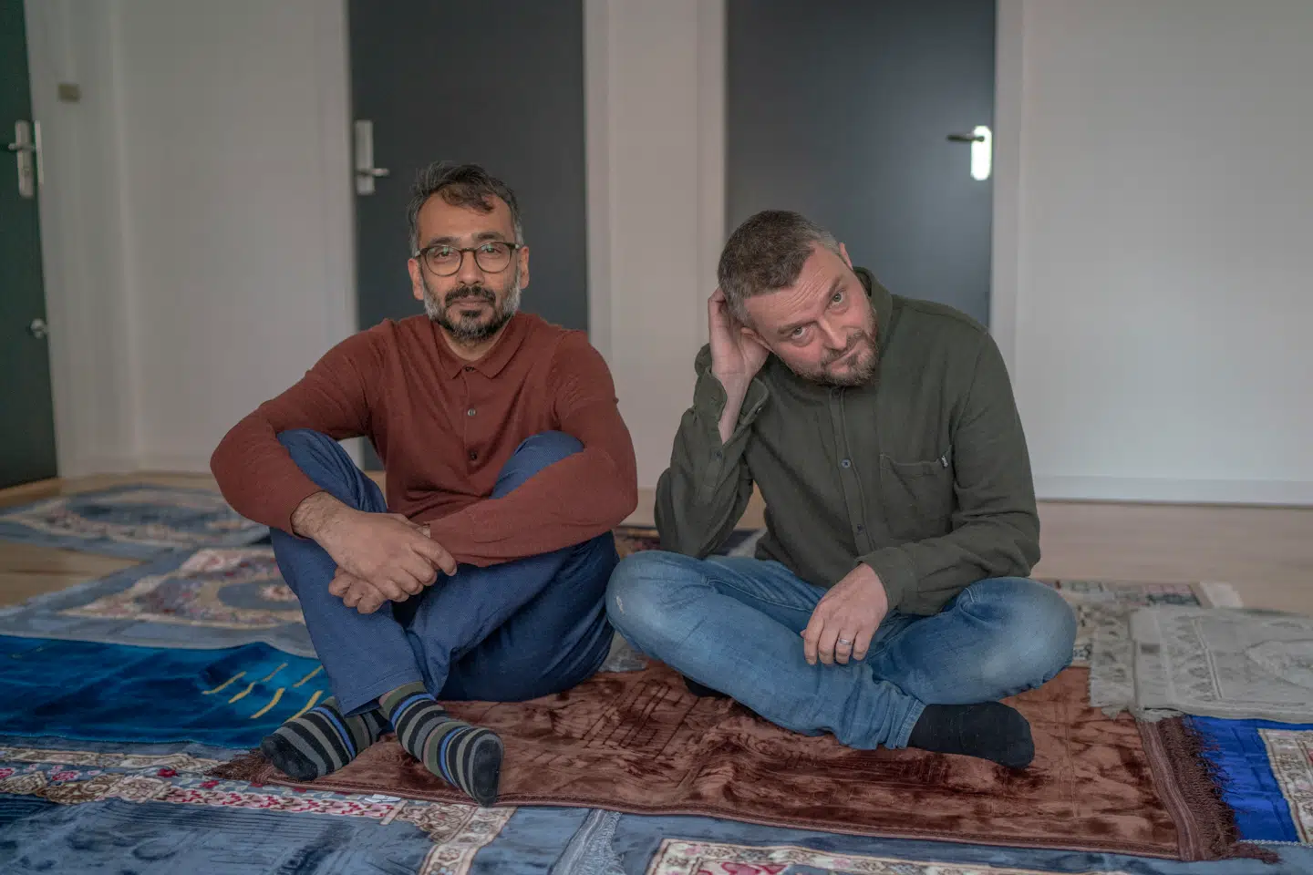 Naveed Baig og Kasper Mathiesen, der er ophavsmænd til nyt manifest om et demokratisk islam. Foto: Søren Bidstrup