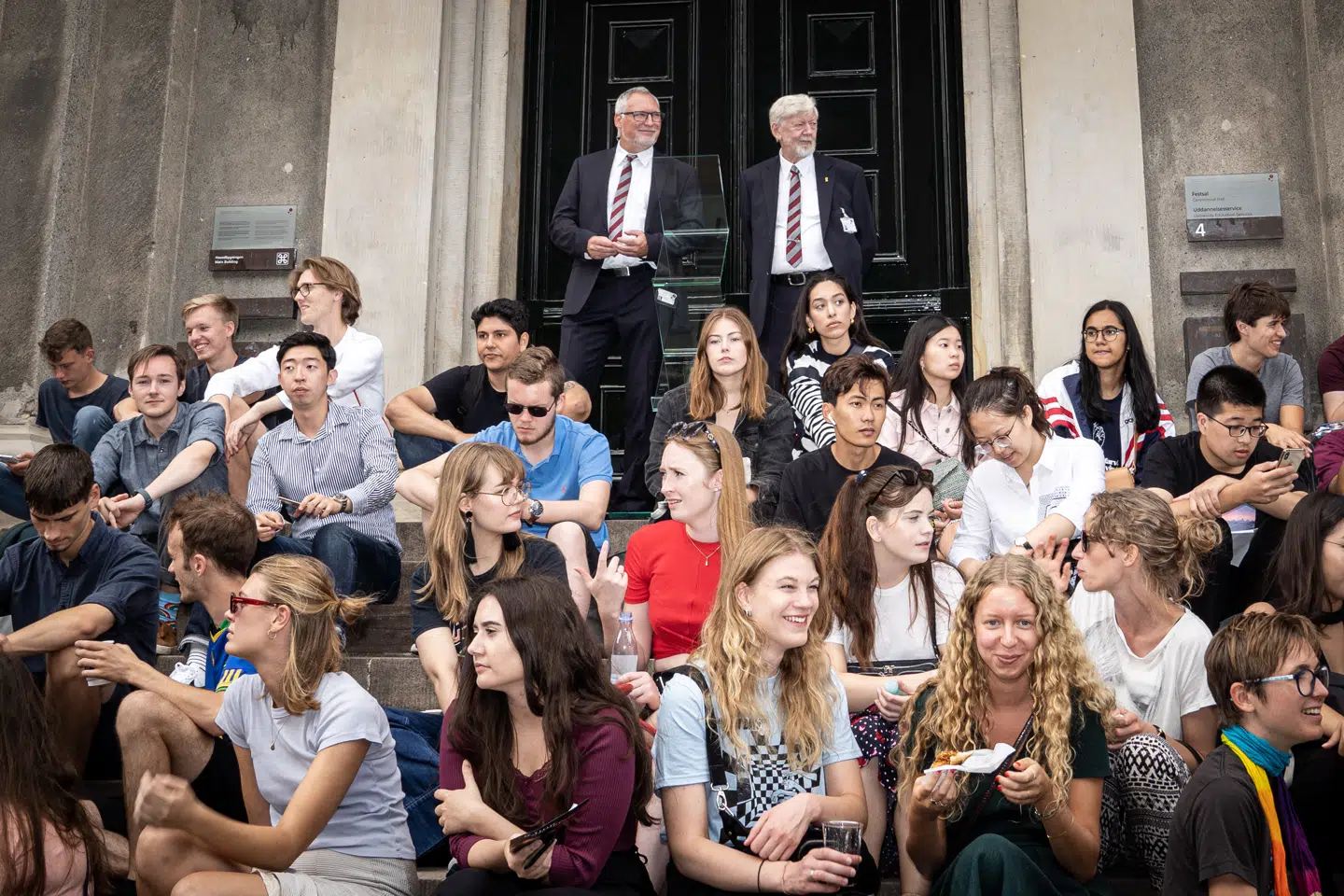 De studerendes beherskelse af de sproglige koder er med til at bestemme, hvor langt de når. Immatrikulation ved Københavns Universitet, 2019. Foto: Niels Christian Vilmann, Scanpix