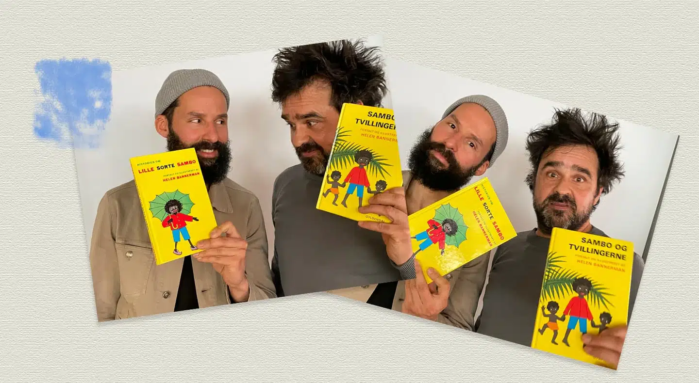 Da musiker og sanger Isam B var dreng, skammede han sig over sit enorme krøllede hår og sin brune hud, og når de andre drillede ham, kaldte de ham »lille sorte I-sambo.« Siden da har han kun været kortklippet - og han har endnu til gode at åbne den bog, der var forlæg for hans barndoms øgenavn. Foto: Ninette Birck.