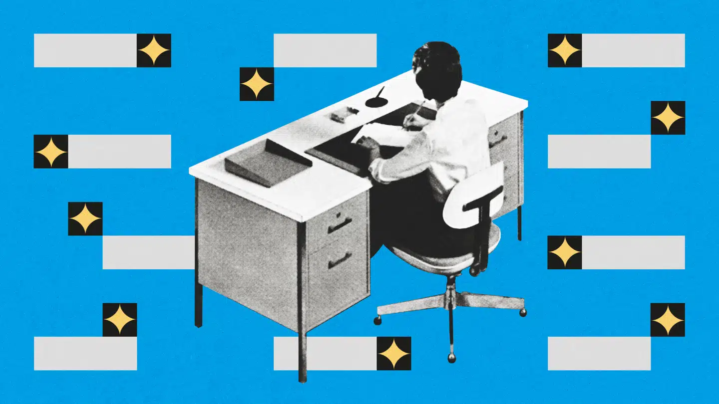 Foto: Steelcase Offices. Kollage: Mathias Hoeg