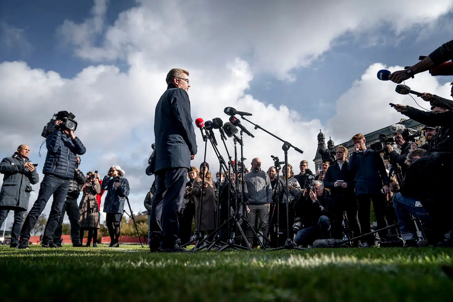 Arkivfoto af Frank Jensen og pressen.